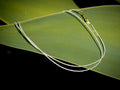 RICE PEARL NECKLACE WITH GOLD PLATED CLASP