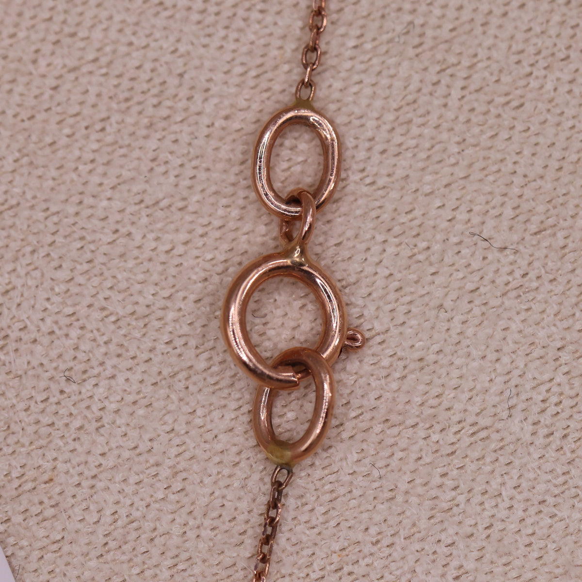 14ct Rose Gold Multi-Coloured Sapphire Necklace