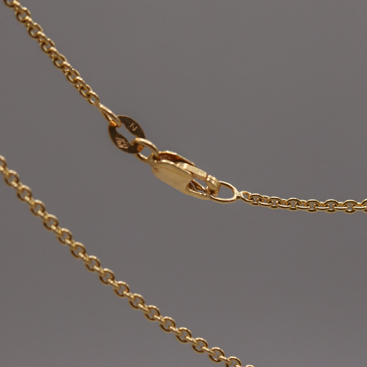 18CT YELLOW GOLD ANCHOR CHAIN