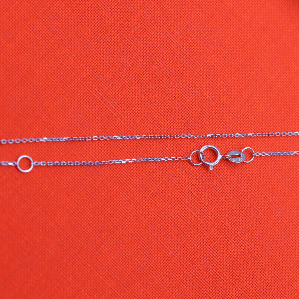 18CT WHITE GOLD & TAHITIAN PEARL NECKLACE