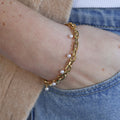 ONE ITALIAN MADE 18CT YELLOW GOLD BRACELET