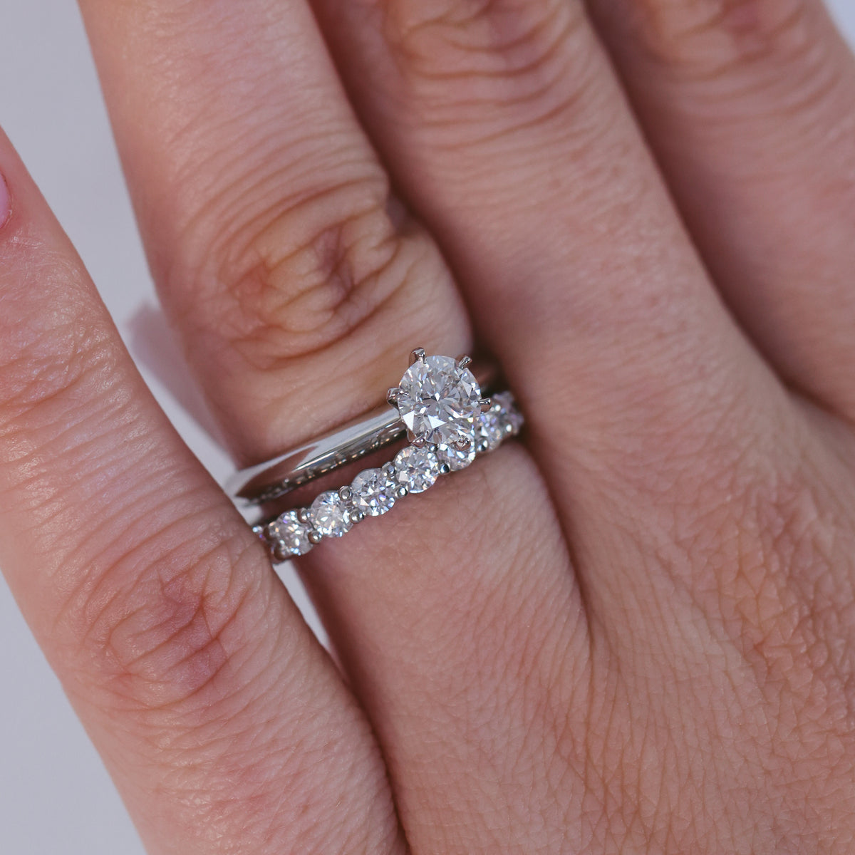 PLATINUM DIAMOND FULL ETERNITY RING