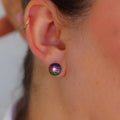 RAINBOW GEMSTONE STUDS