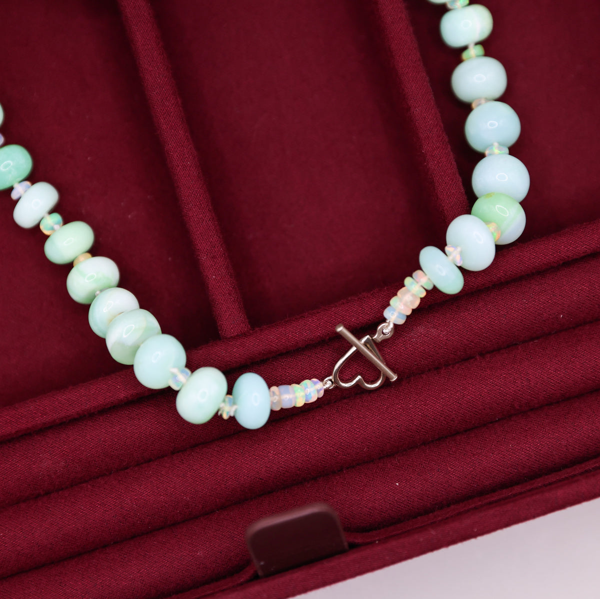 Green Dyed Opal Bracelet