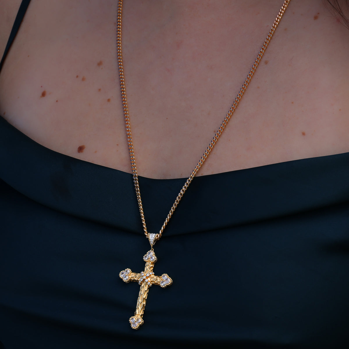 9ct YELLOW GOLD SOLID CURB CHAIN