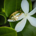 14CT YELLOW GOLD BLOSSOM RING