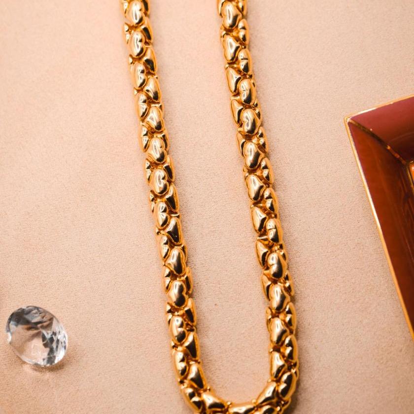 18CT YELLOW GOLD ITALIAN MADE NECKLACE