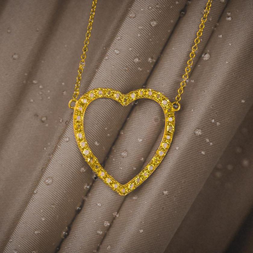 Sunkissed Heart Necklace