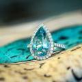 THE AQUAMARINE PEAR RING