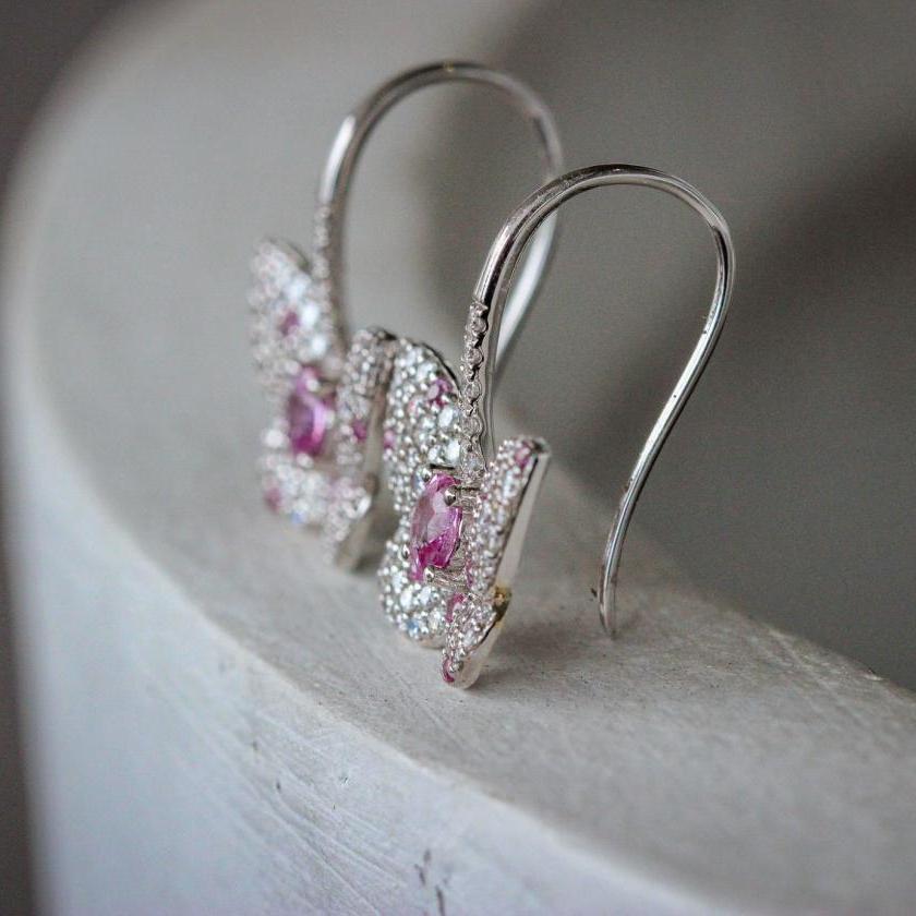 The Pave Butterfly Earrings