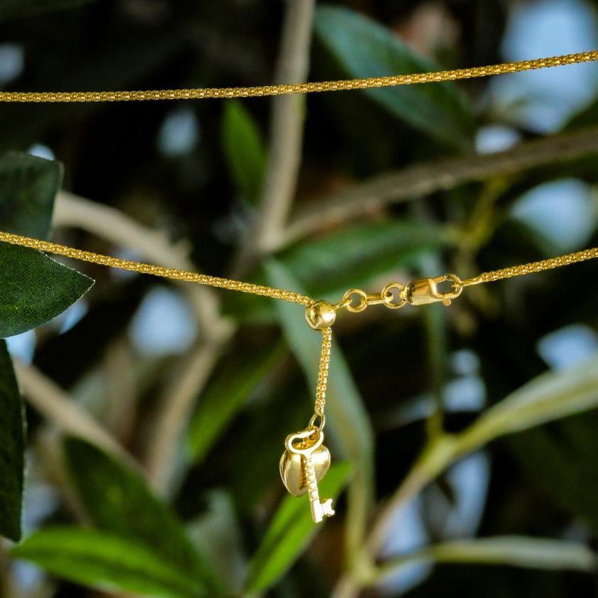 The Yellow Gold Wheat Chain