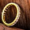 The Round Diamond Full Eternity - Yellow Gold