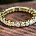 The Round Diamond Full Eternity - Yellow Gold