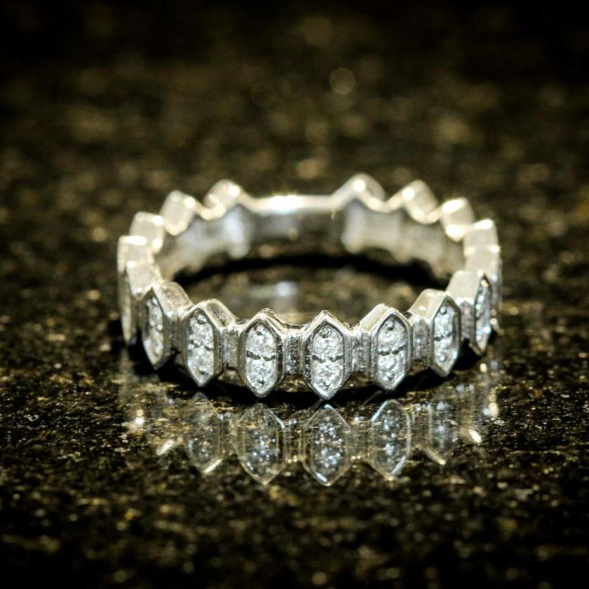 The Pillar Diamond Dress Ring