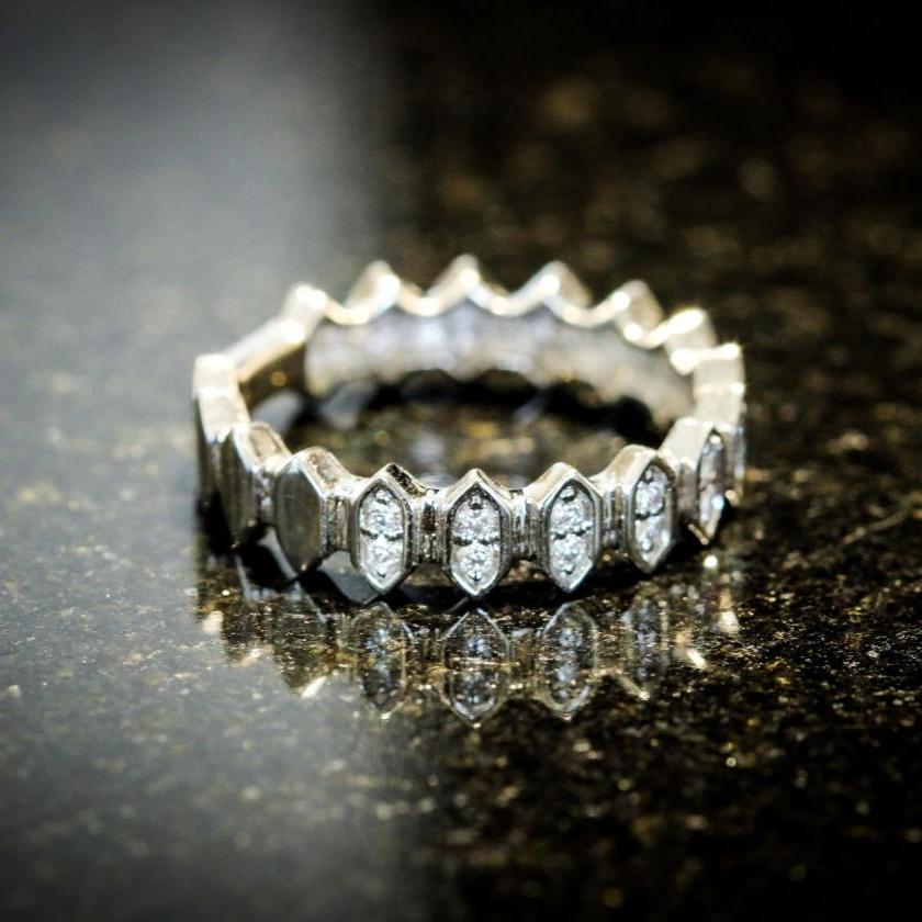 The Pillar Diamond Dress Ring