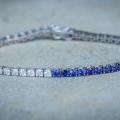 The Ceylon Sapphire & Diamond Tennis Bracelet