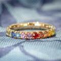 BABY MULTI COLOUR SAPPHIRE RING