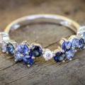 18ct White Gold Multi-blue Dream Ring